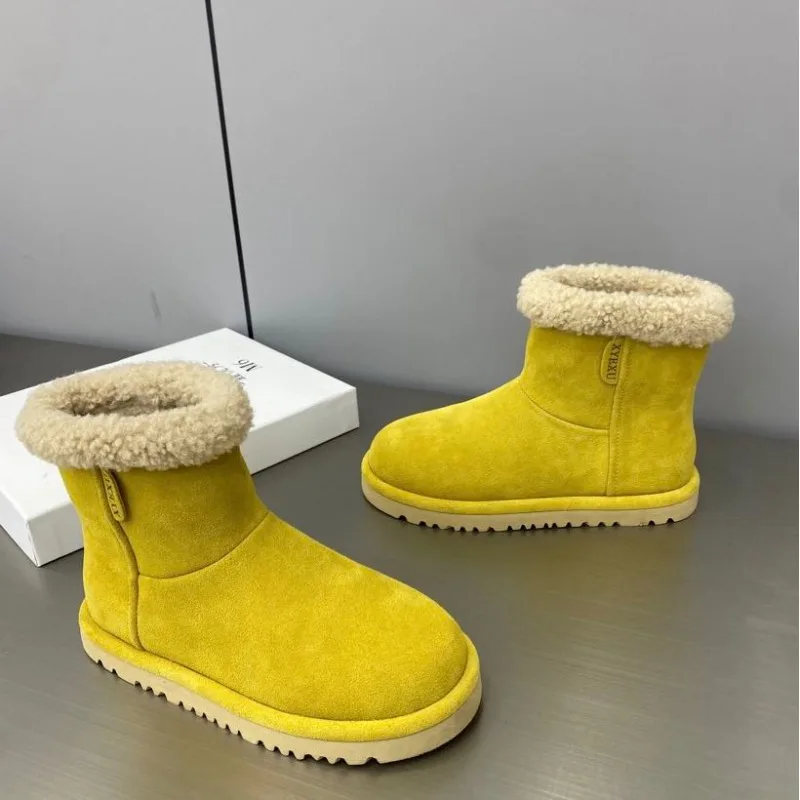 Women Shoes For Big Feet - Inverno feminino novo grande algodão quente