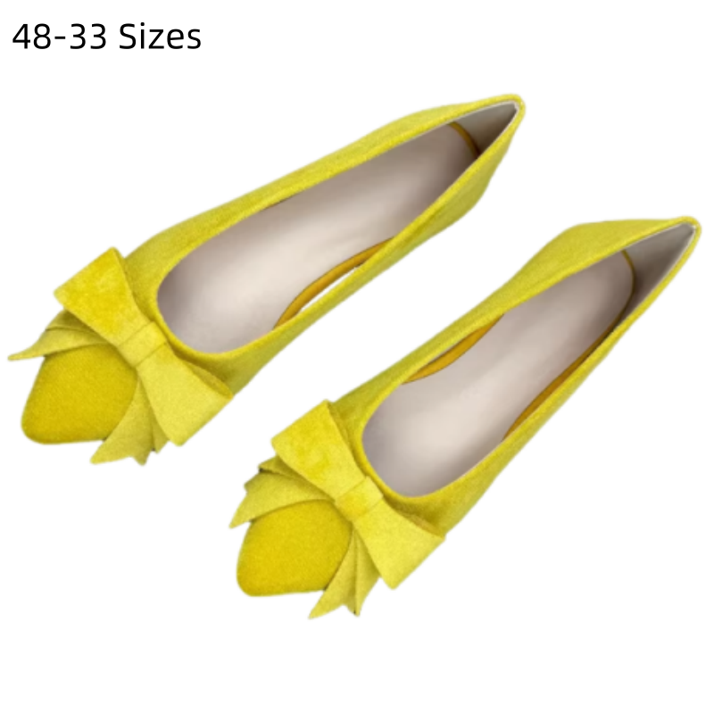 Women Shoes For Big Feet - Sapatilhas Femininas Amarelo Limão com Estampa
