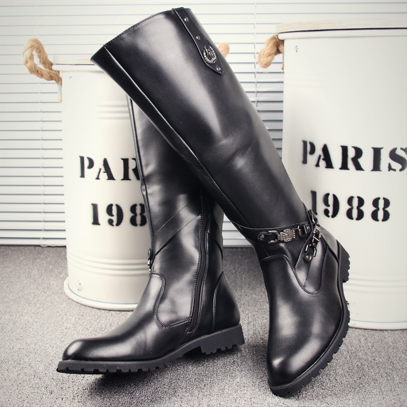 Block Heel Ankle Boots - Botas de Montaria Masculinas até o