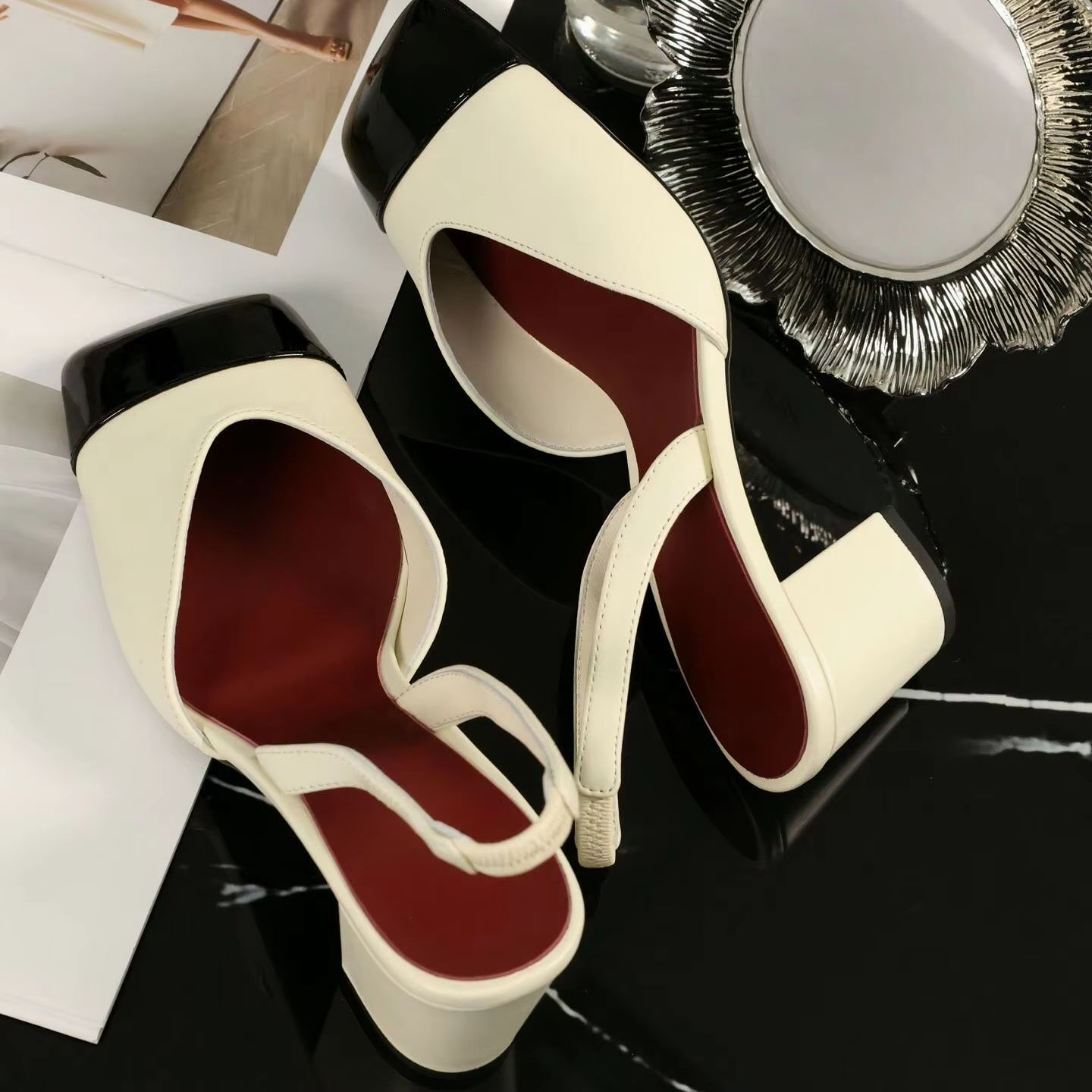 Sapatos Femininos Slingback Bi - Women Shoes Black avaliação e preço