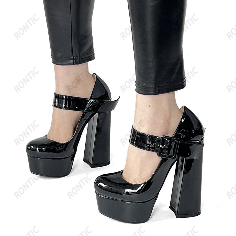 Rontic artesanal feminino plat - Patent Leather Pump avaliação e preço