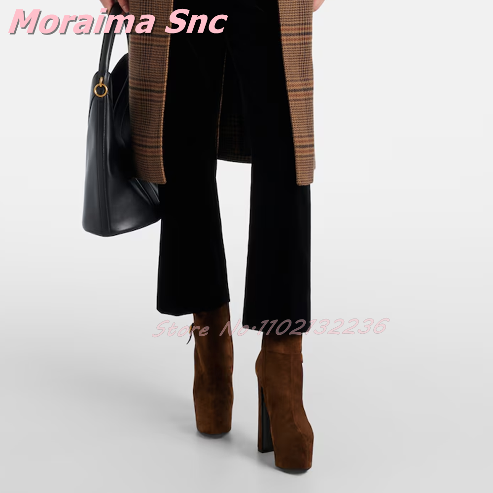 Botas Curtas Femininas de Salt - Block Heel Ankle Boots avaliação e preço