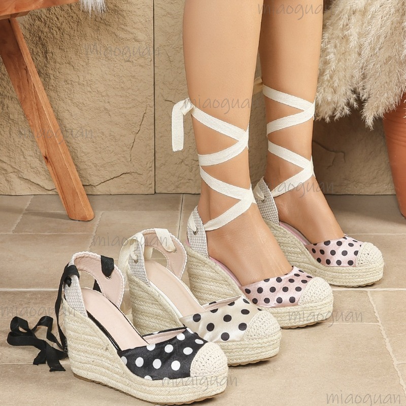 Novas Sandálias Anabela Espadr - Ribbon Tie Heel avaliação e preço