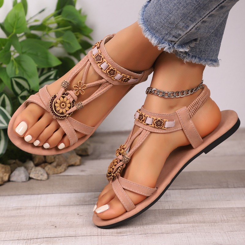Sandálias étnicas vintage com  - Women'S Shoes Plus Size avaliação e preço