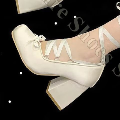 Sapatilhas de Balé Femininas Y - Ribbon Tie Heel avaliação e preço