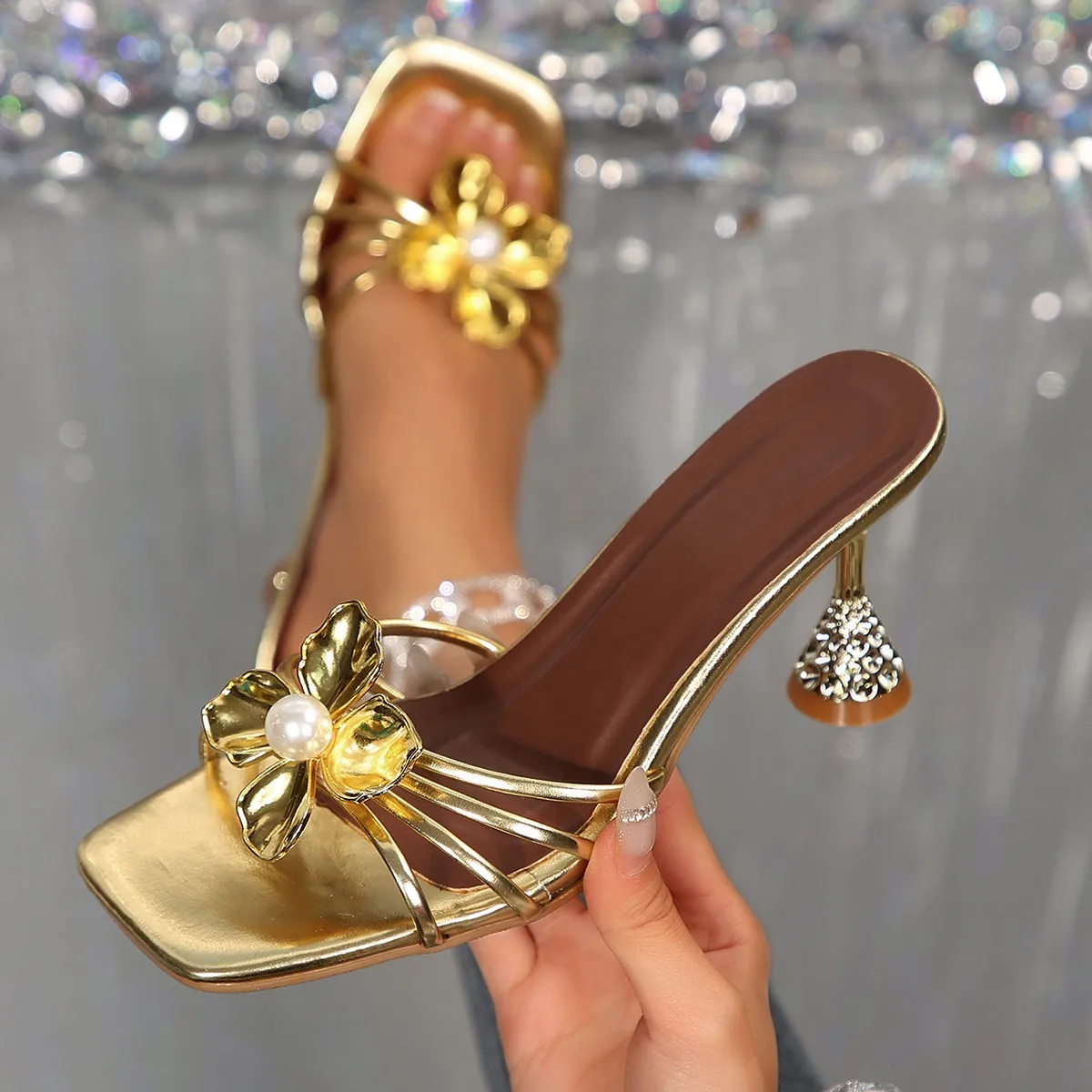 Sandálias Vintage de Metal com - Women'S Shoes Plus Size avaliação e preço