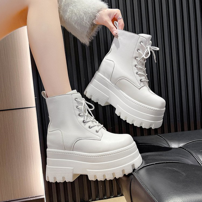 2025 marca frente rendas botas - Block Heel Ankle Boots avaliação e preço