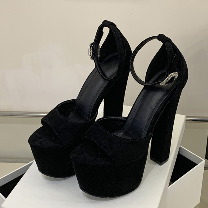 Sandálias de Plataforma Chunky - Women Shoes Model avaliação e preço