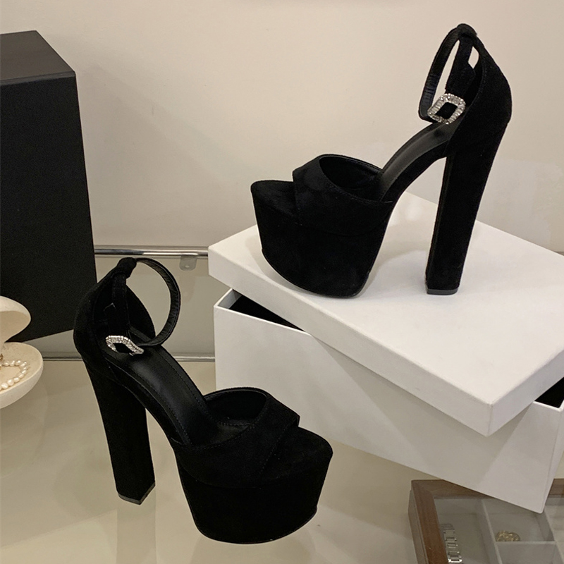 Sandálias de Plataforma Chunky - Women Shoes Model avaliação e preço