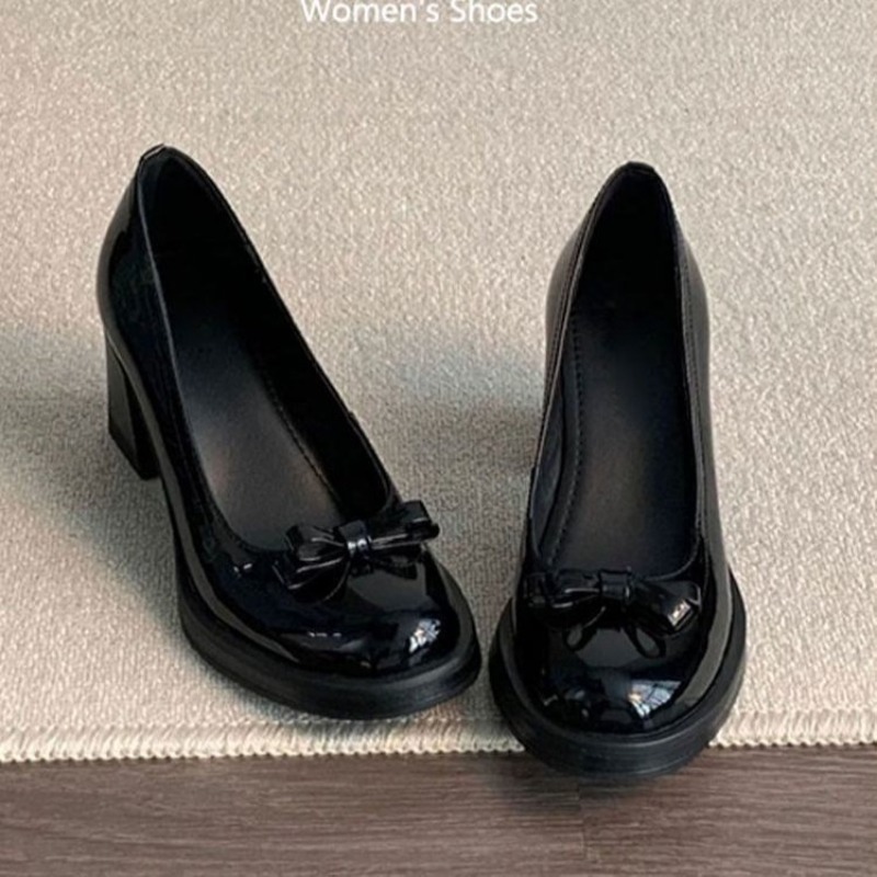 Sapatos Mary Jane Pretos de Pl - Patent Leather Pump avaliação e preço