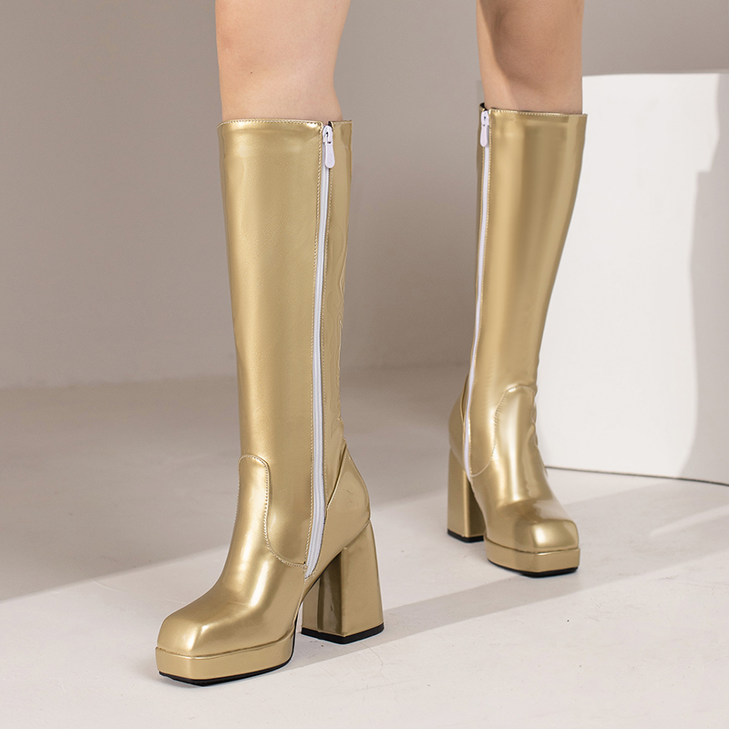 Verde inverno feminino platafo - Block Heel Ankle Boots avaliação e preço