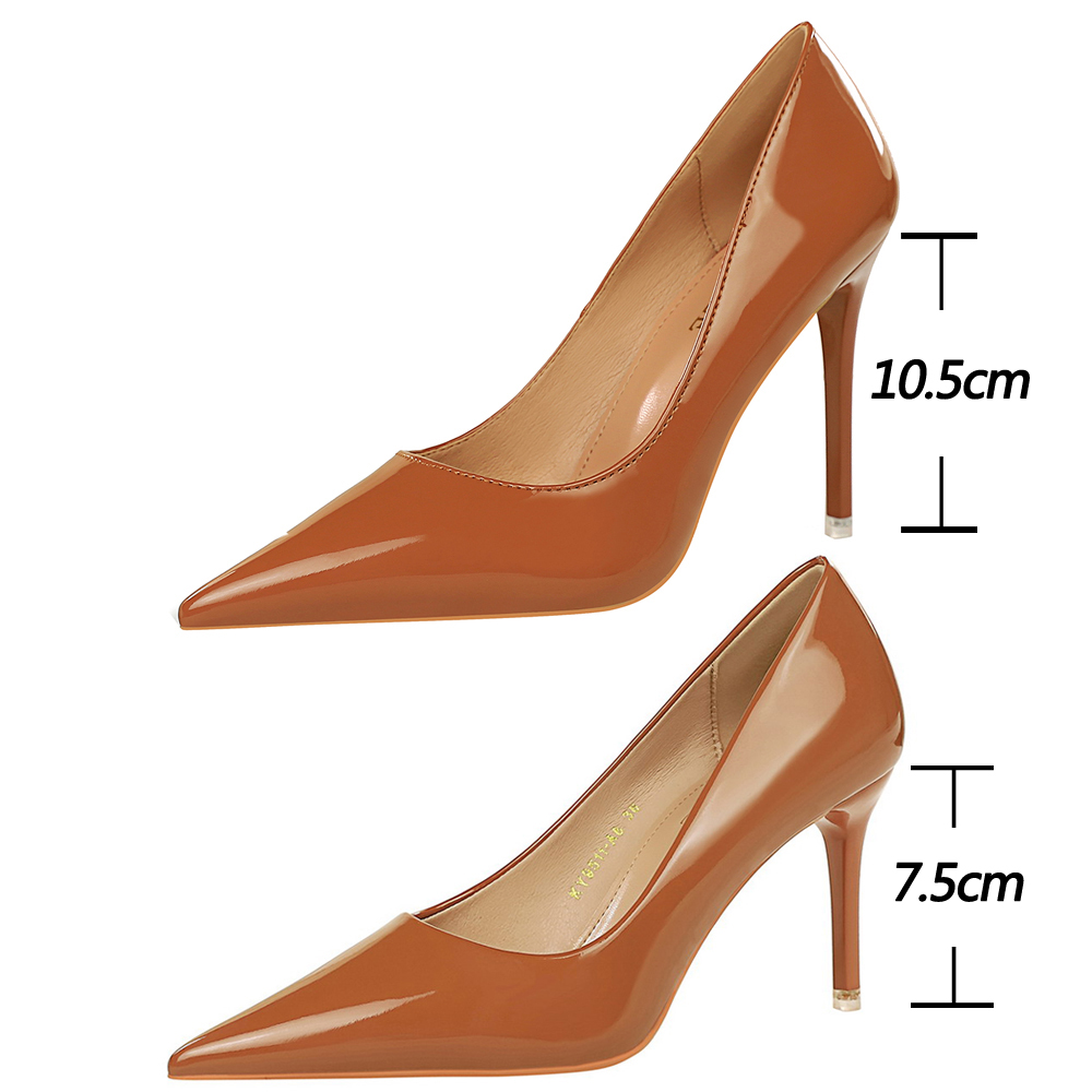 Bigtree sapatos de couro paten - Patent Leather Pump avaliação e preço