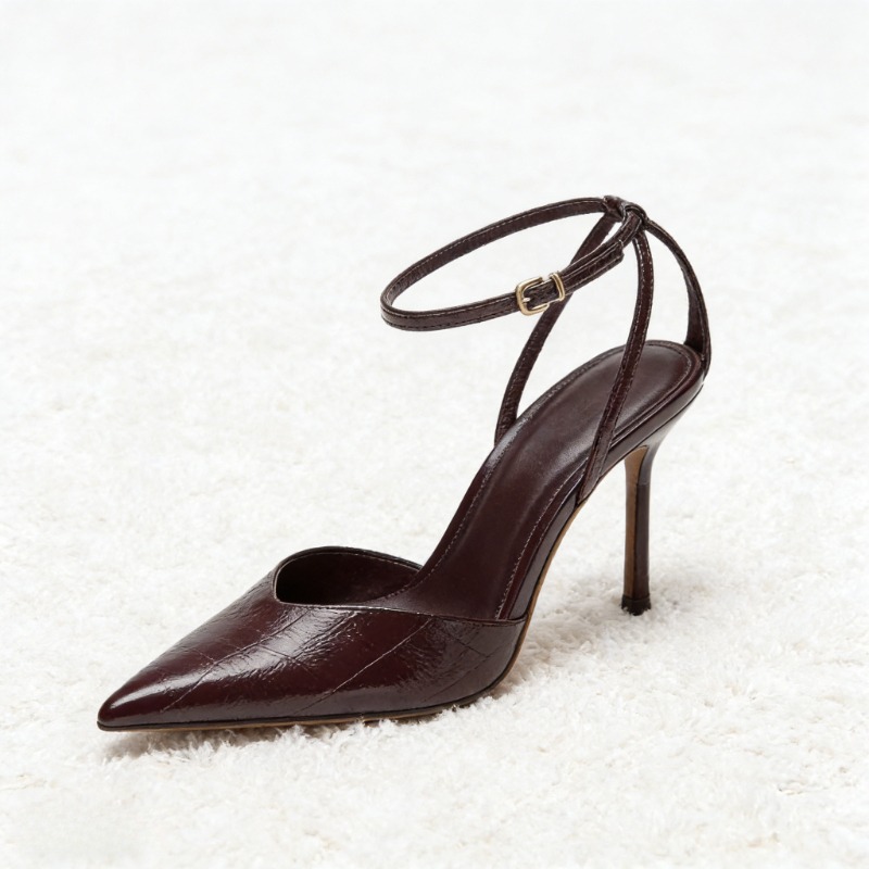 Designer borgonha vermelho tor - Patent Leather Pump avaliação e preço