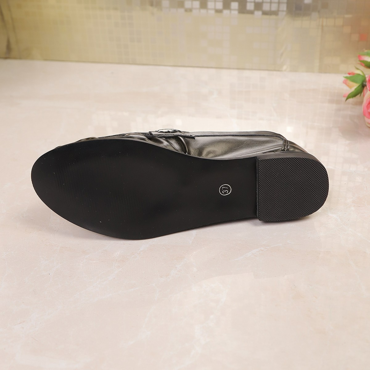 Sapatilhas Pretas Estilo Britâ - Women Shoes Black avaliação e preço