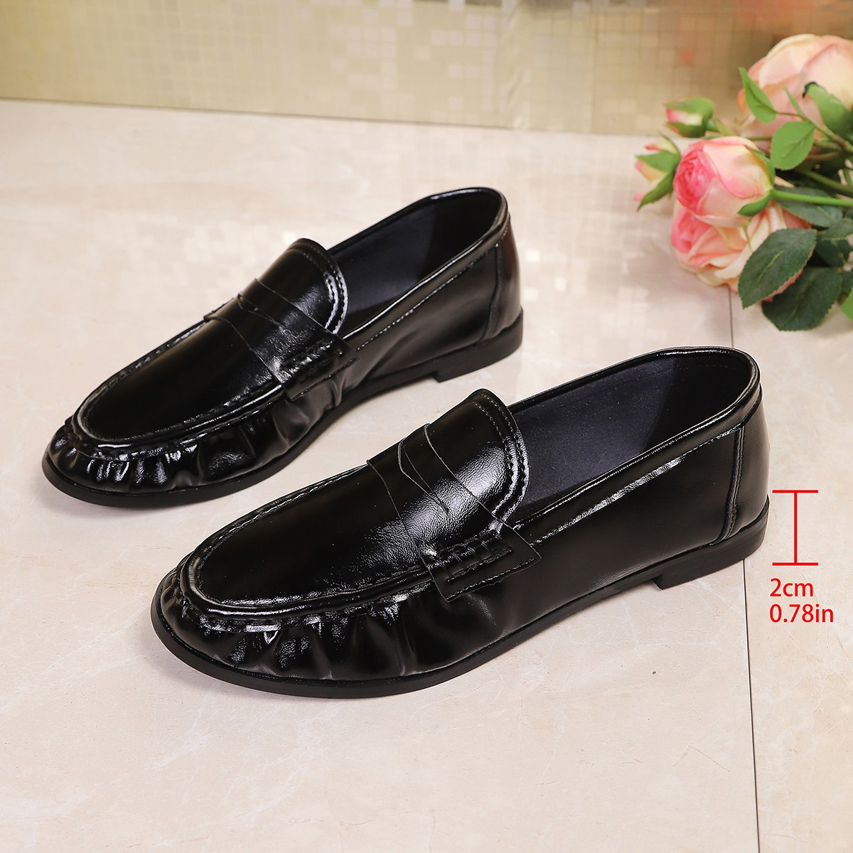 Sapatilhas Pretas Estilo Britâ - Women Shoes Black avaliação e preço