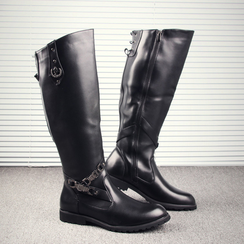 Botas de Montaria Masculinas a - Block Heel Ankle Boots avaliação e preço